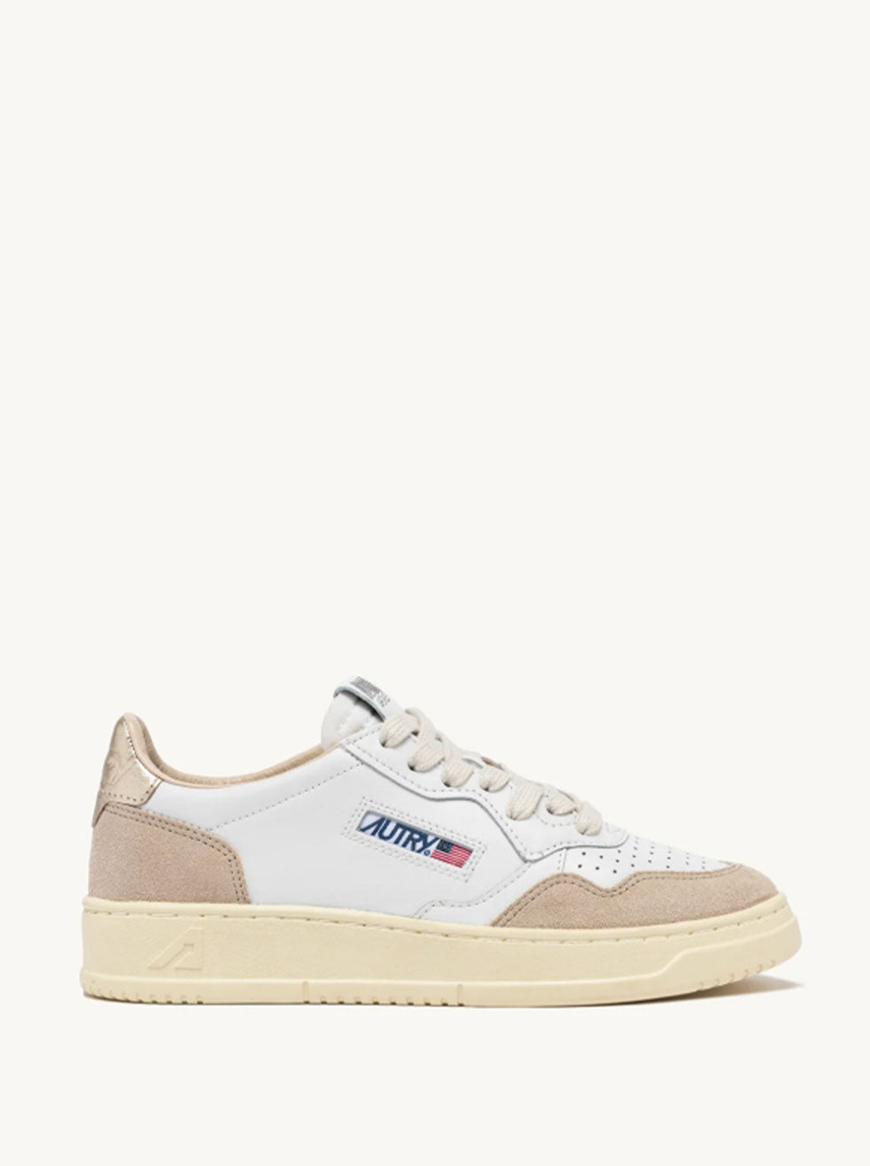Autry - White / Gold / Beige