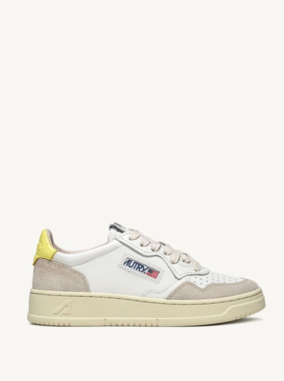 Autry - White / Yellow / Beige