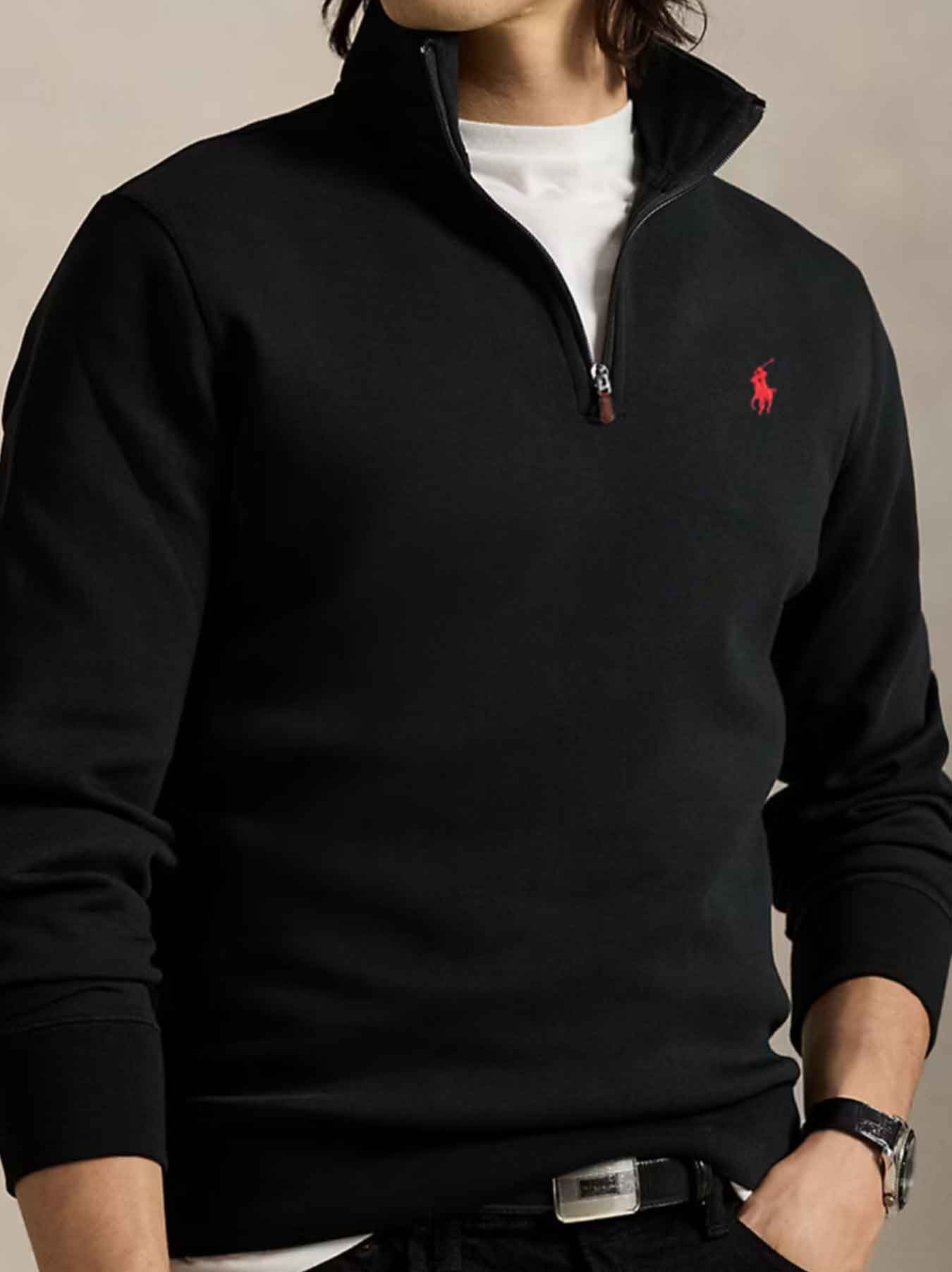 Polo Ralph Lauren - Half-Zip Pullover - Black