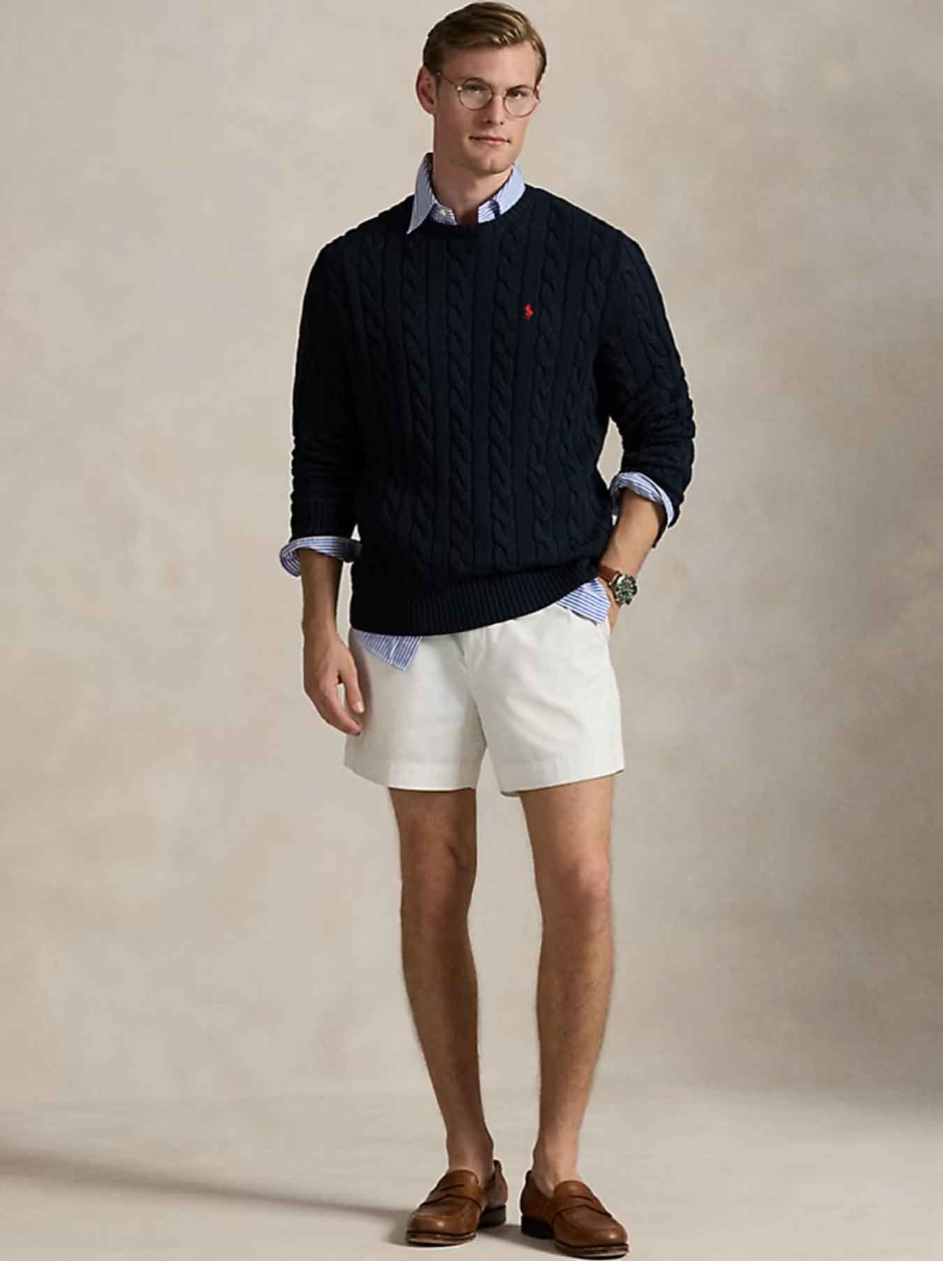 Polo Ralph Lauren Cable-Knit Sweater - Navy