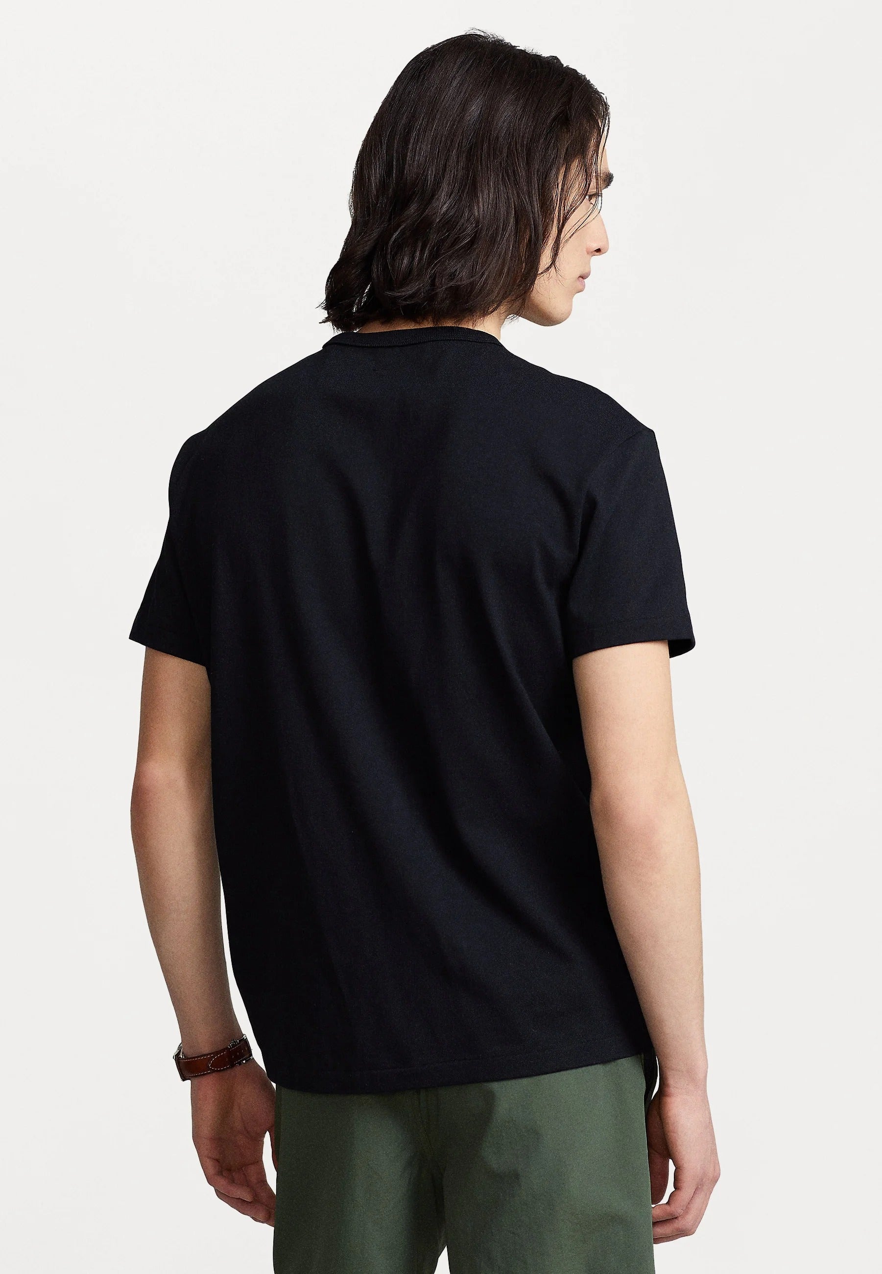 Polo Ralph T-shirt Red Logo - Black
