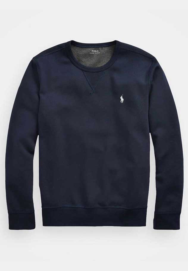 Polo Ralph Lauren Fleece Sweatshirt - Navy White Logo