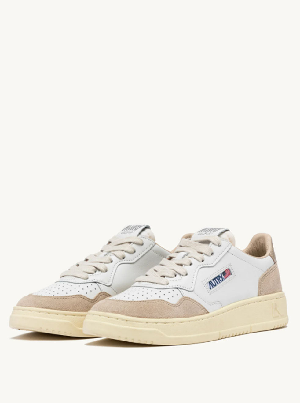 Autry - White / Gold / Beige