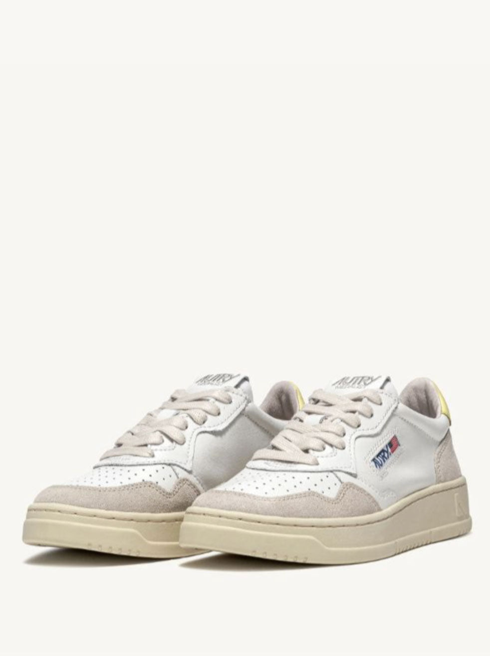Autry - White / Yellow / Beige