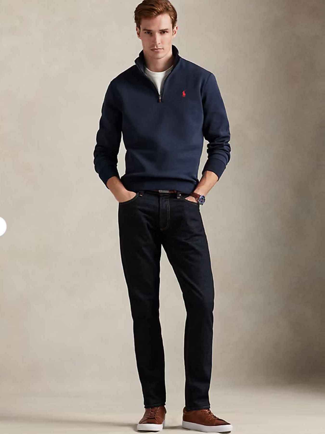 Polo Ralph Lauren - Half-Zip Pullover - Navy