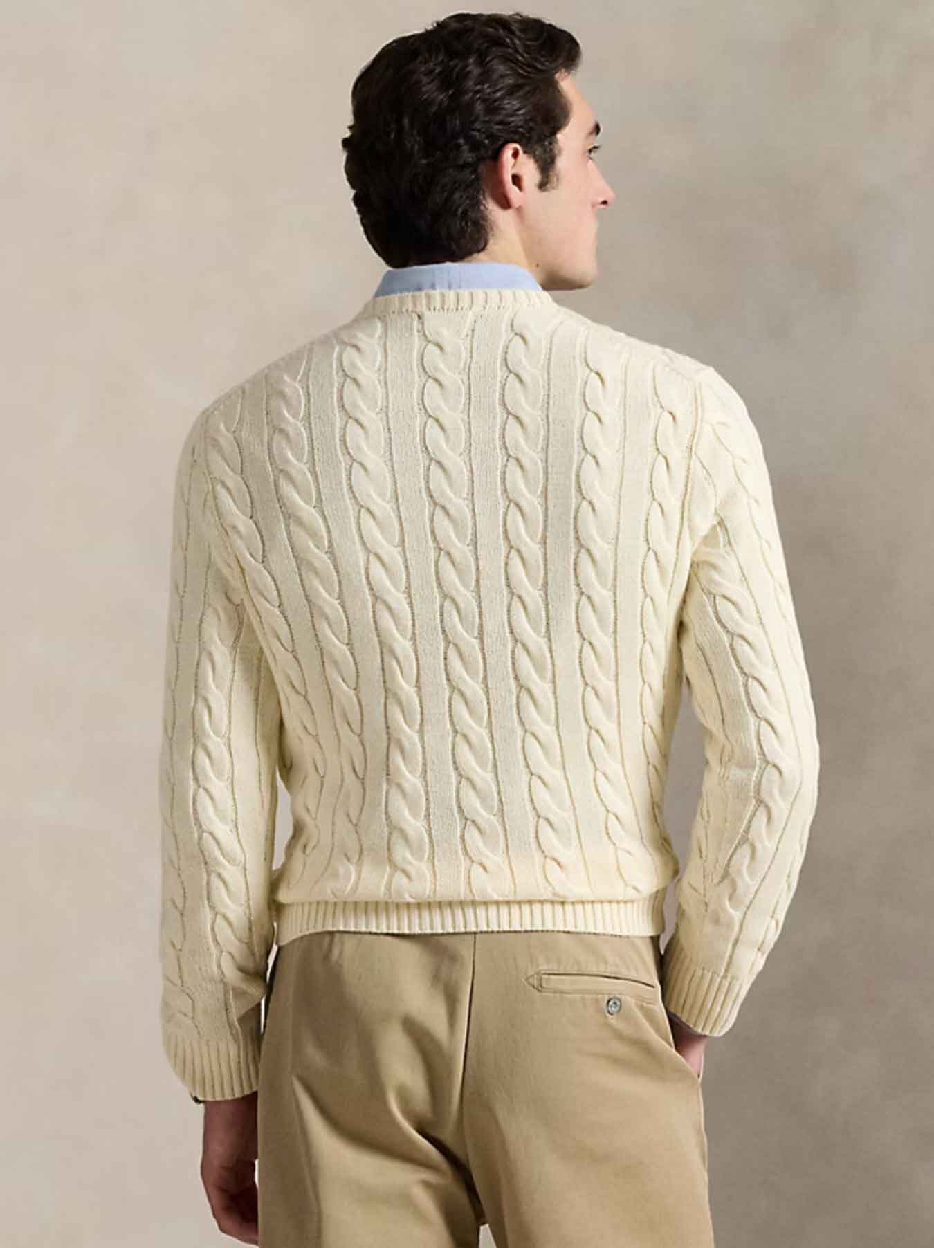 Polo Ralph Lauren Cable-Knit Sweater - White