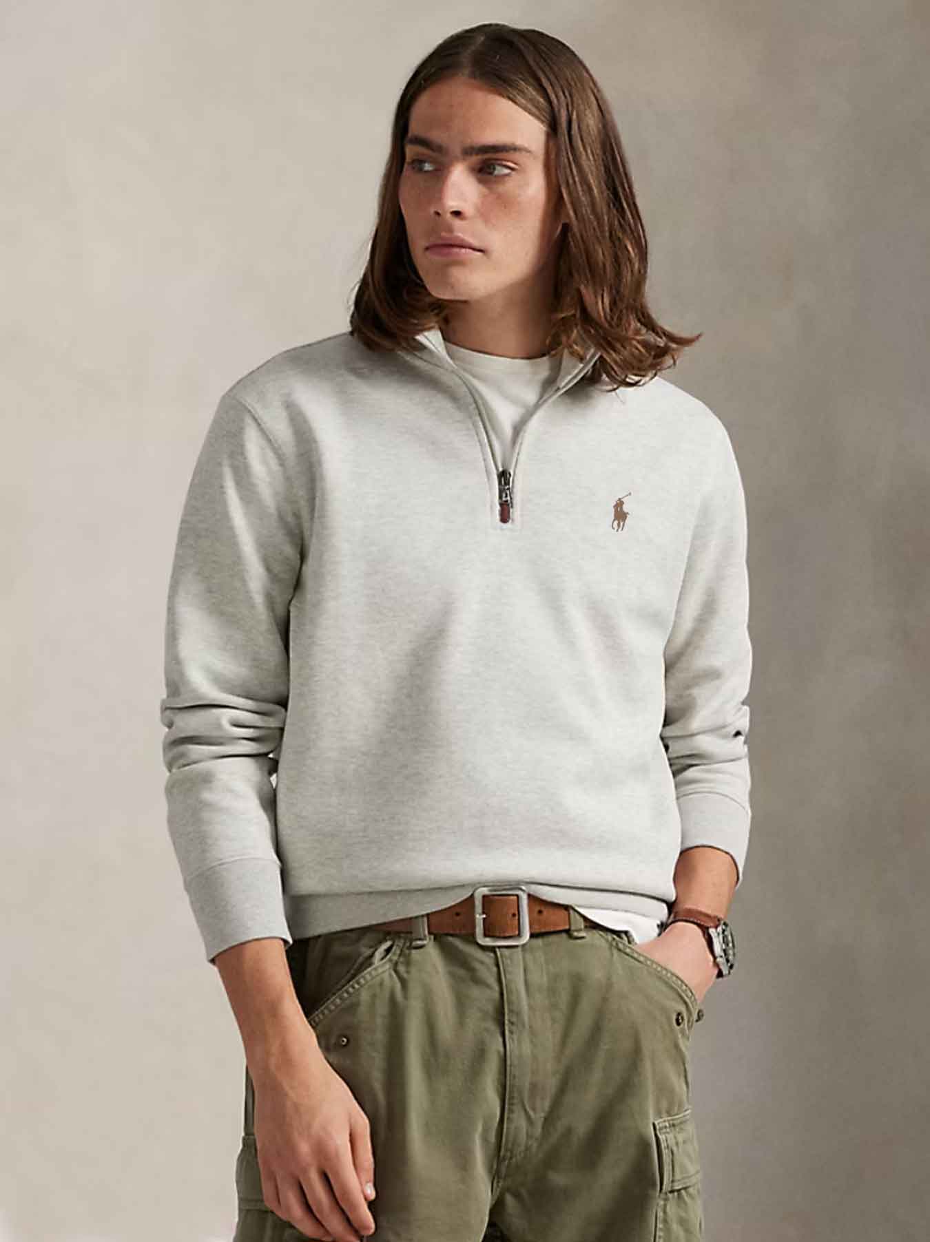 Polo Ralph Lauren - Half-Zip Pullover - Light Grey