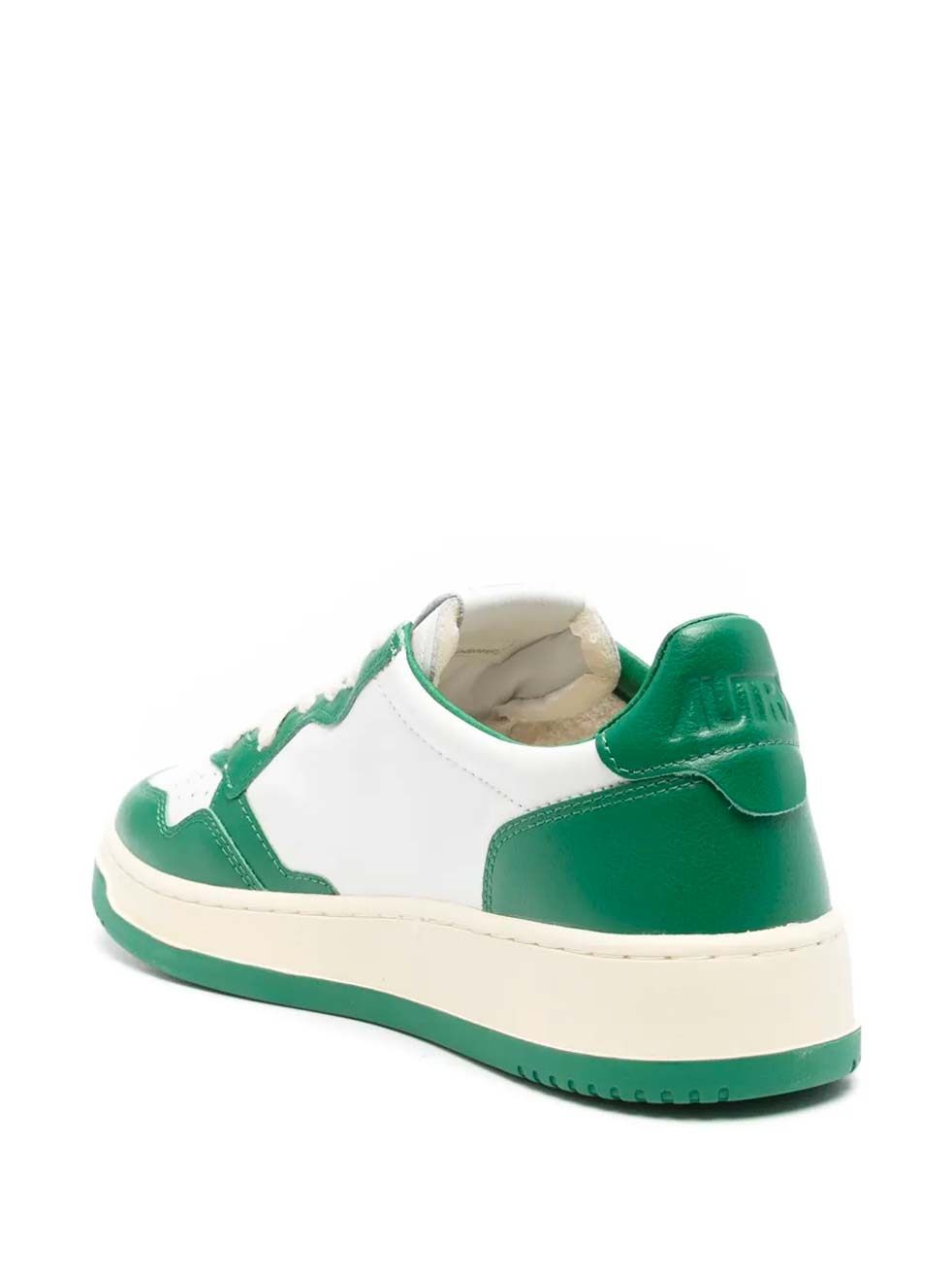 Autry - White / Green Whit Lettering