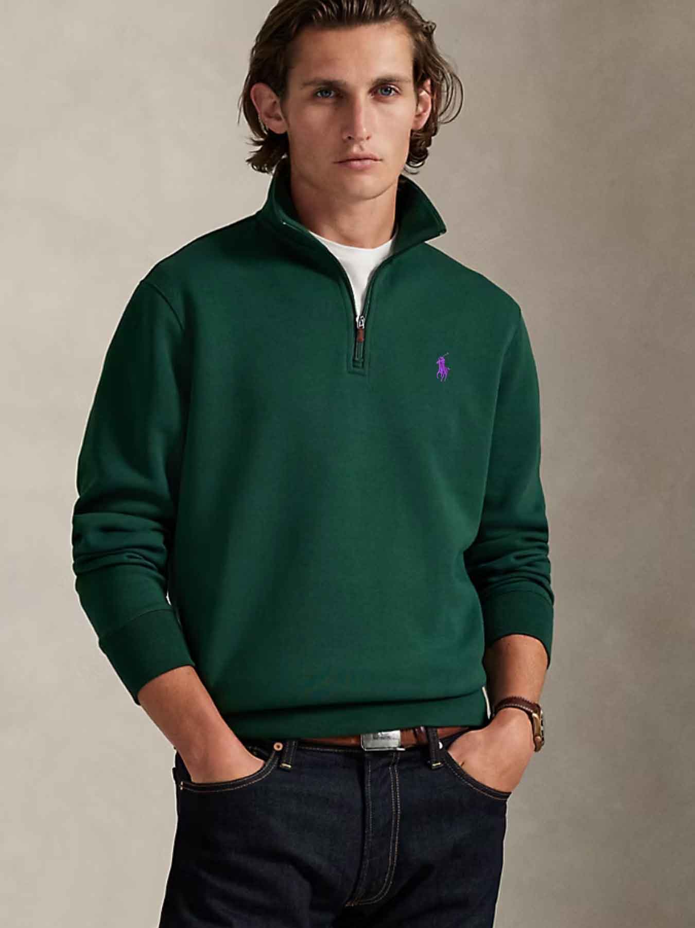 Polo Ralph Lauren - Half-Zip Pullover - Green