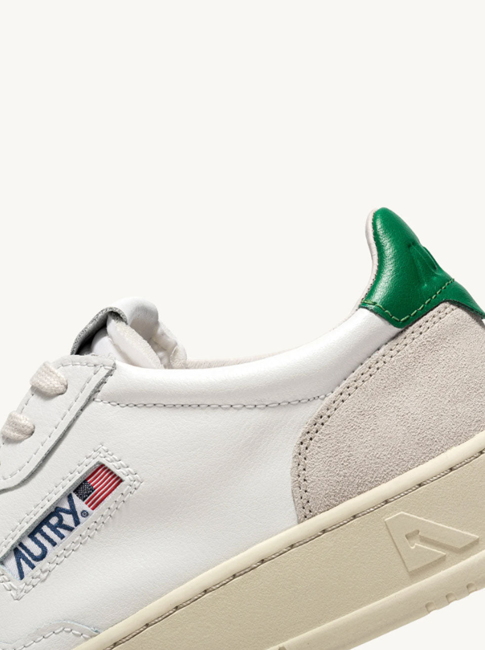 Autry - White / Green / Beige