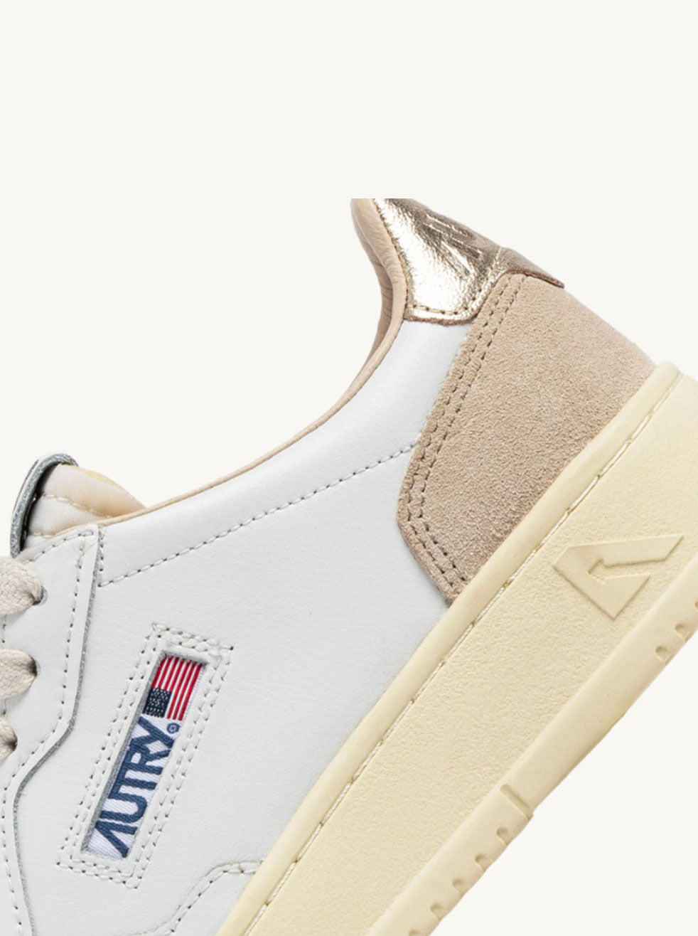 Autry - White / Gold / Beige