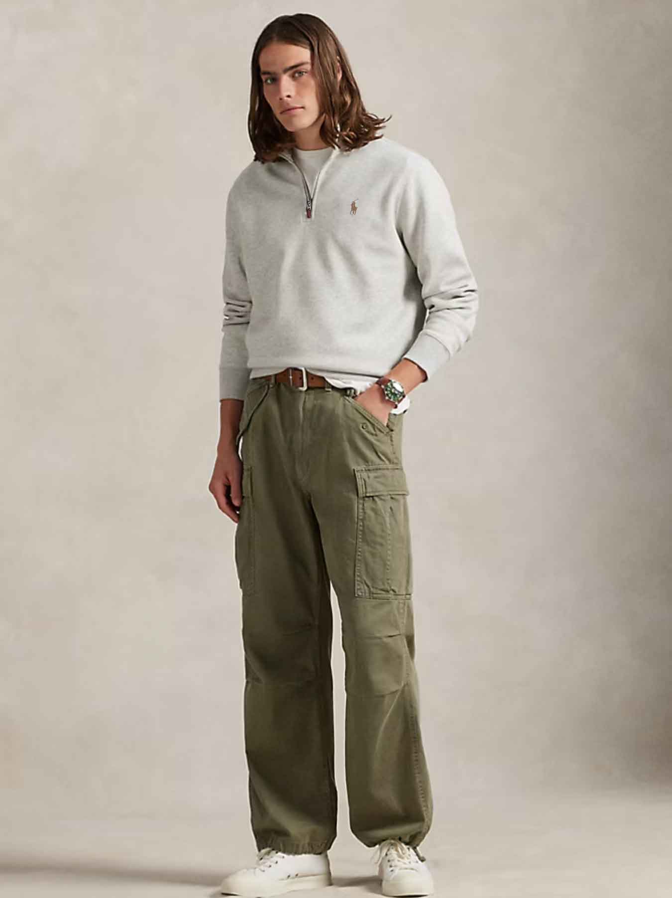 Polo Ralph Lauren - Half-Zip Pullover - Light Grey